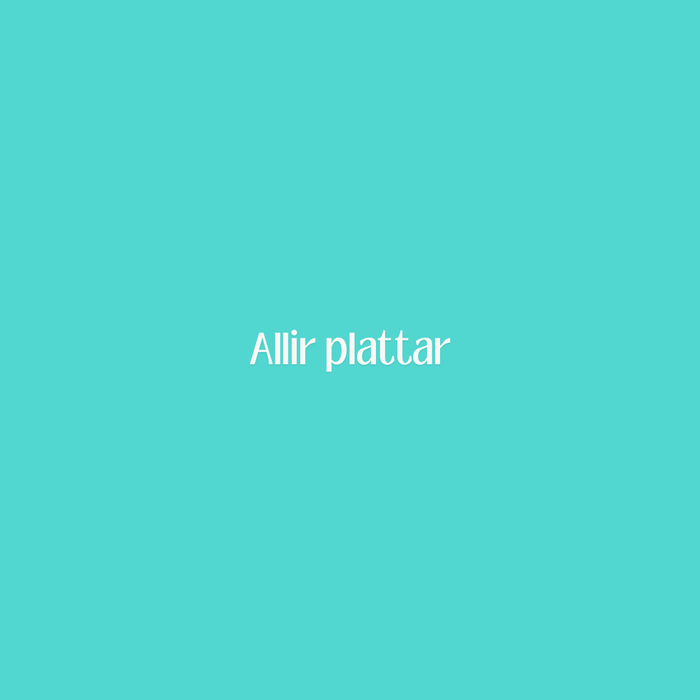 Allir plattar
